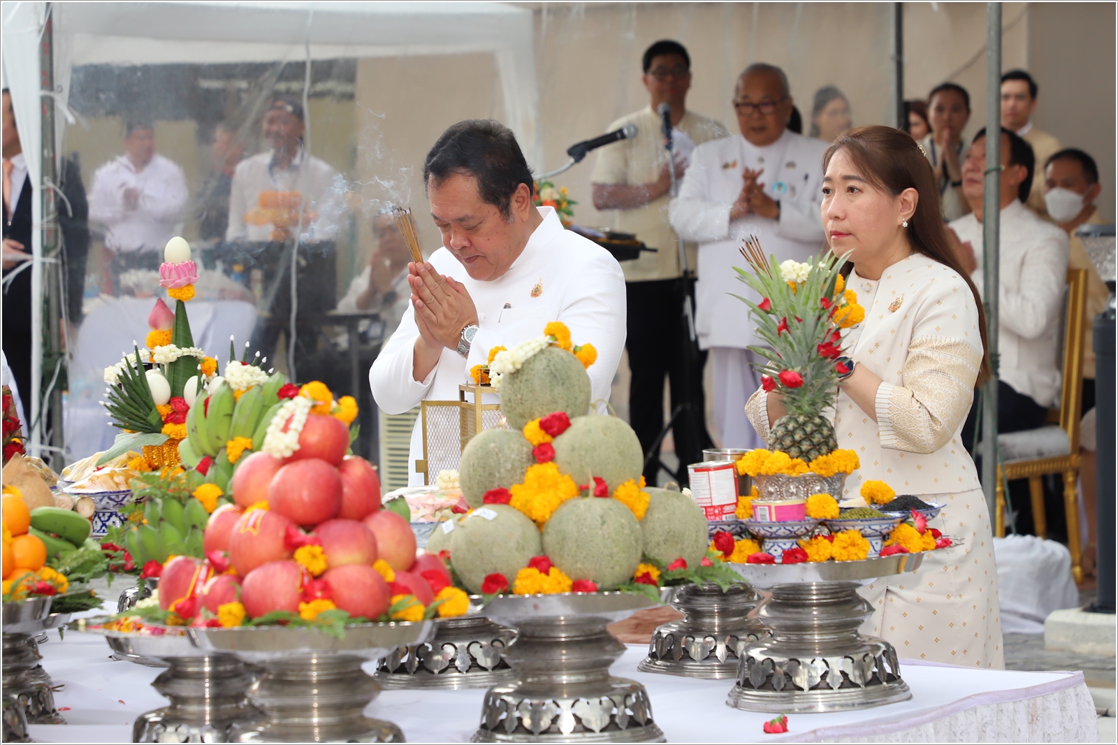 รัฐมนตรีว่าการกระทรวงยุติธรรม เป็นประธานในพิธีประดิษฐานพระพุทธภูมิพลาภิบาลทศพลญาณมุนี ณ หอพระประจำกระทรวงยุติธรรม